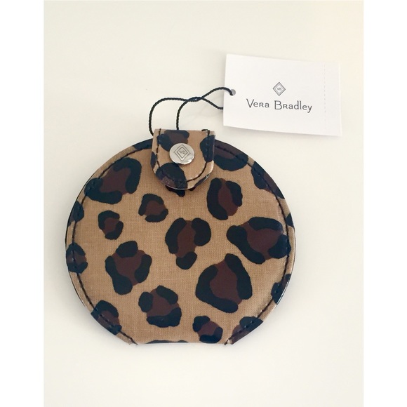 Vera Bradley Accessories - 🚫SOLD NWT Vera Bradley Leopard Print Mirror